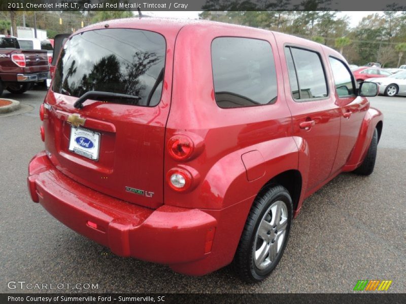 Crystal Red Metallic Tintcoat / Gray 2011 Chevrolet HHR LT