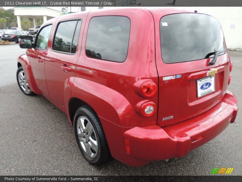 Crystal Red Metallic Tintcoat / Gray 2011 Chevrolet HHR LT