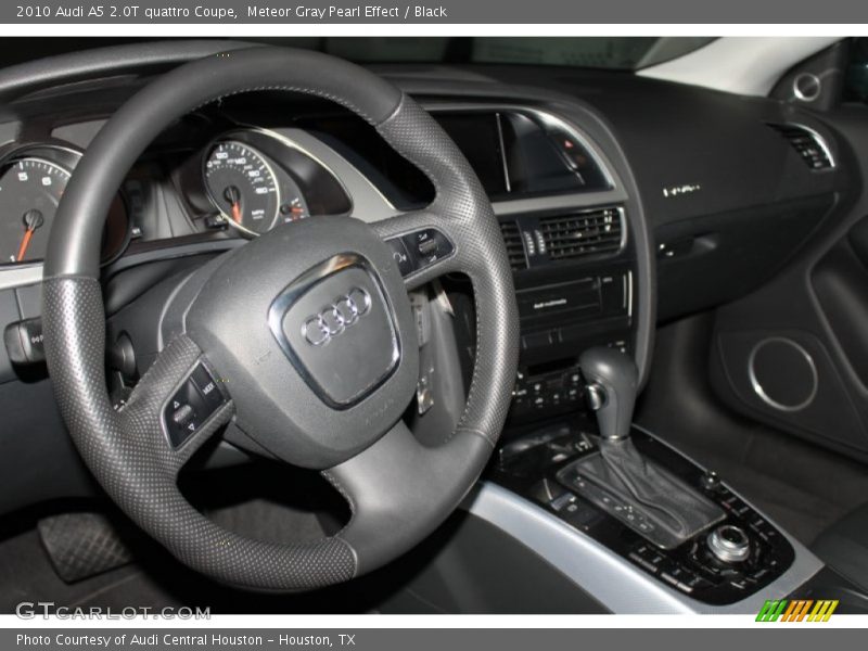 Meteor Gray Pearl Effect / Black 2010 Audi A5 2.0T quattro Coupe