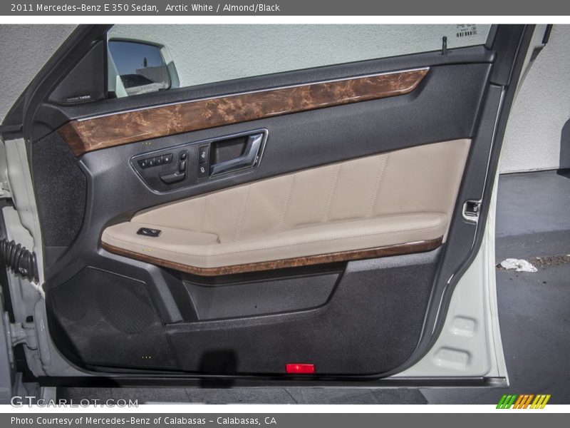 Arctic White / Almond/Black 2011 Mercedes-Benz E 350 Sedan