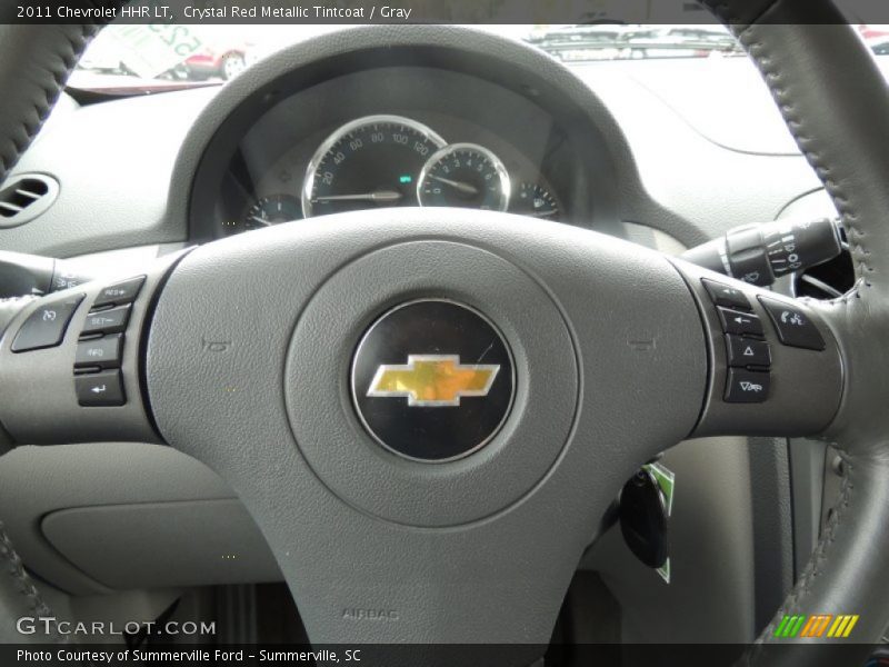 Crystal Red Metallic Tintcoat / Gray 2011 Chevrolet HHR LT