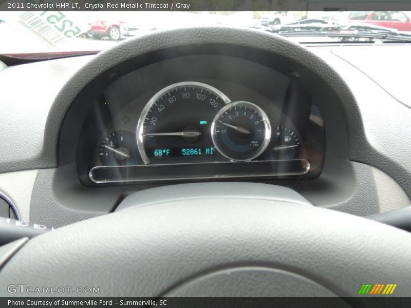 Crystal Red Metallic Tintcoat / Gray 2011 Chevrolet HHR LT
