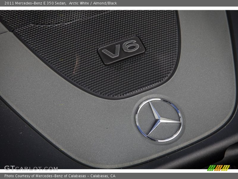 Arctic White / Almond/Black 2011 Mercedes-Benz E 350 Sedan