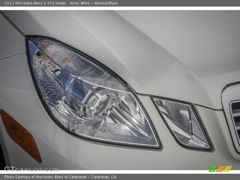 Arctic White / Almond/Black 2011 Mercedes-Benz E 350 Sedan