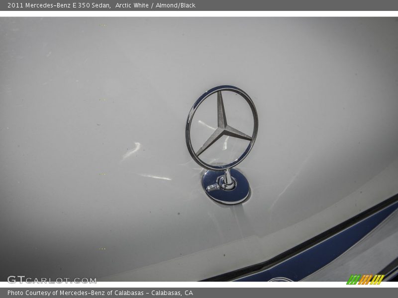 Arctic White / Almond/Black 2011 Mercedes-Benz E 350 Sedan