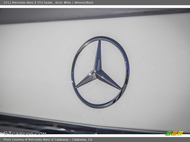 Arctic White / Almond/Black 2011 Mercedes-Benz E 350 Sedan