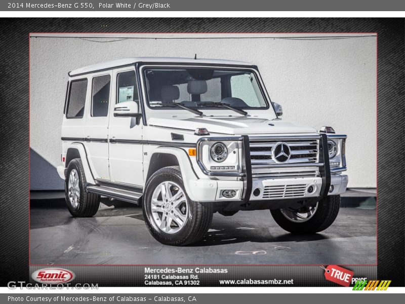 Polar White / Grey/Black 2014 Mercedes-Benz G 550