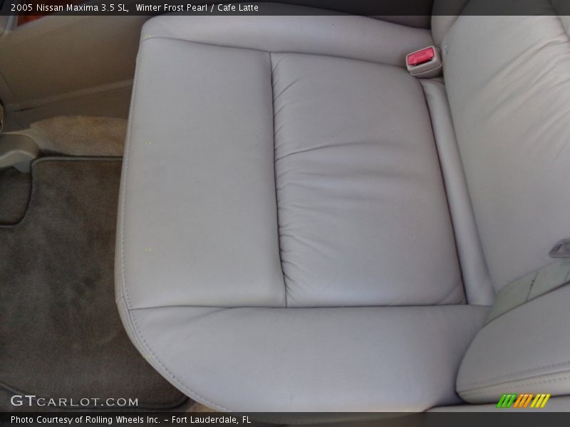 Winter Frost Pearl / Cafe Latte 2005 Nissan Maxima 3.5 SL