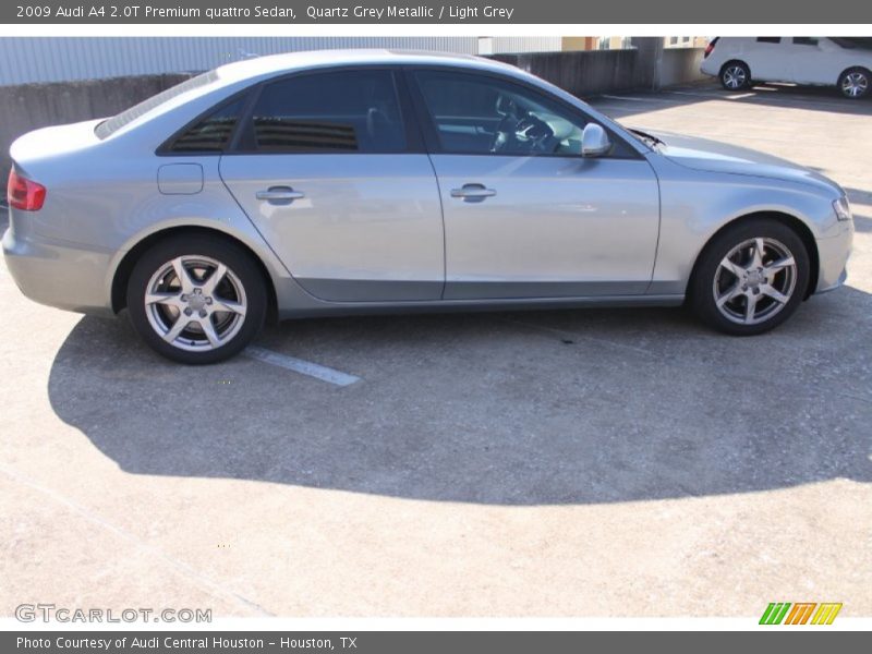 Quartz Grey Metallic / Light Grey 2009 Audi A4 2.0T Premium quattro Sedan