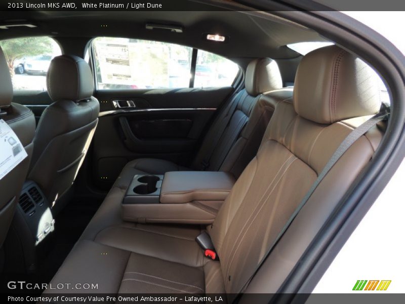 White Platinum / Light Dune 2013 Lincoln MKS AWD