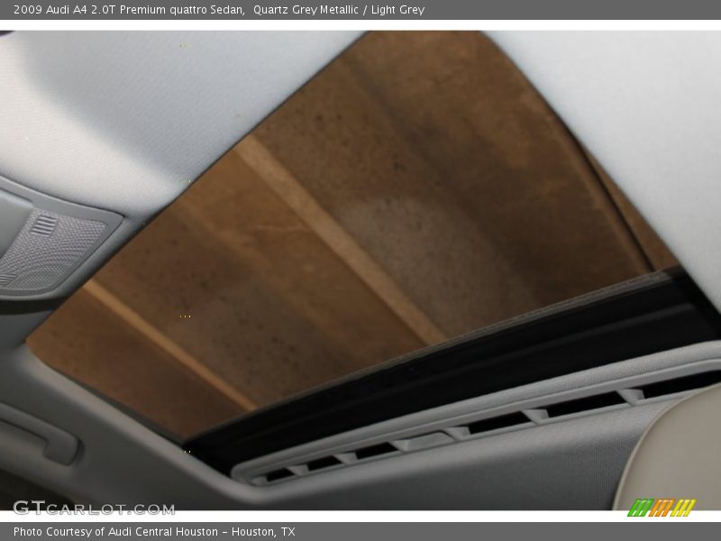 Quartz Grey Metallic / Light Grey 2009 Audi A4 2.0T Premium quattro Sedan