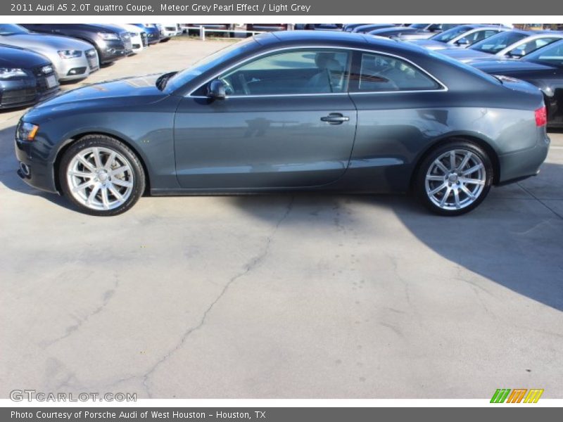 Meteor Grey Pearl Effect / Light Grey 2011 Audi A5 2.0T quattro Coupe