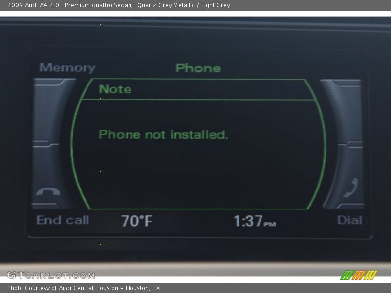 Quartz Grey Metallic / Light Grey 2009 Audi A4 2.0T Premium quattro Sedan