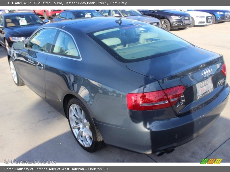 Meteor Grey Pearl Effect / Light Grey 2011 Audi A5 2.0T quattro Coupe