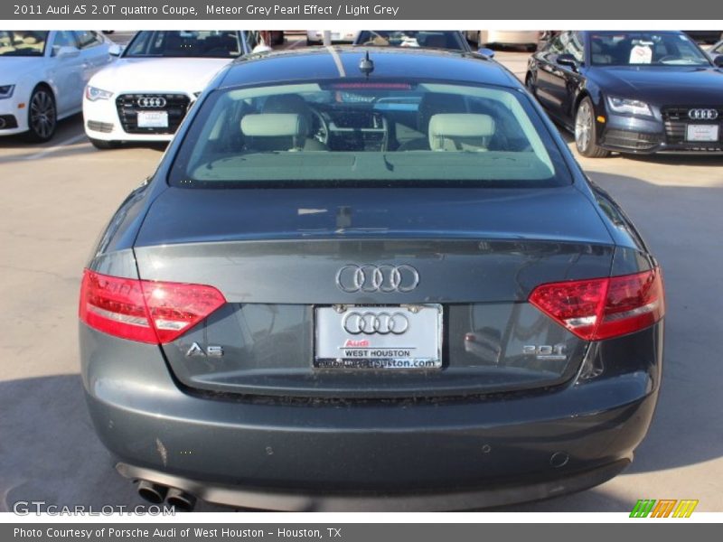Meteor Grey Pearl Effect / Light Grey 2011 Audi A5 2.0T quattro Coupe