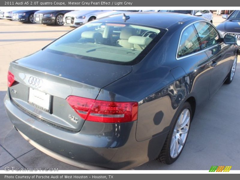 Meteor Grey Pearl Effect / Light Grey 2011 Audi A5 2.0T quattro Coupe