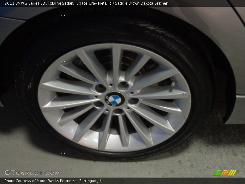 Space Gray Metallic / Saddle Brown Dakota Leather 2011 BMW 3 Series 335i xDrive Sedan