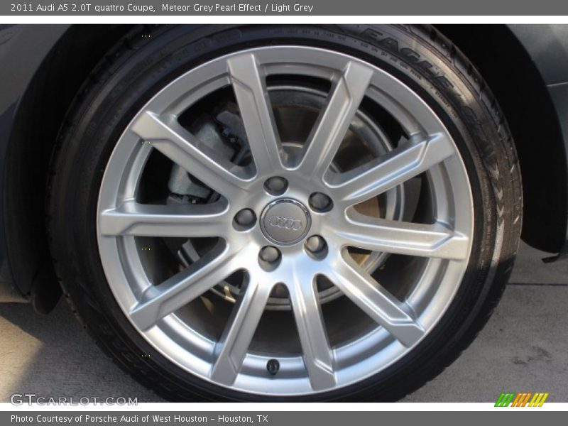 Meteor Grey Pearl Effect / Light Grey 2011 Audi A5 2.0T quattro Coupe