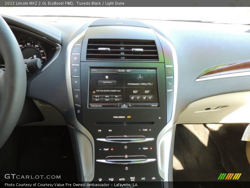 Tuxedo Black / Light Dune 2013 Lincoln MKZ 2.0L EcoBoost FWD