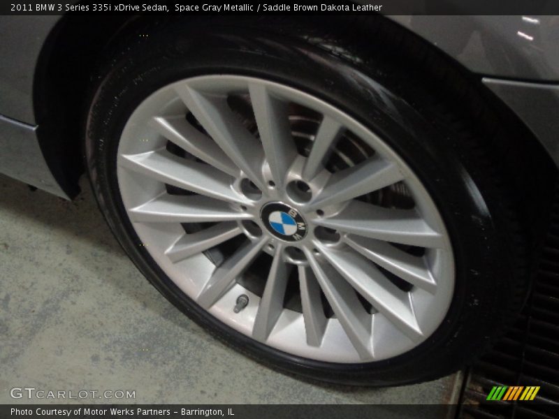 Space Gray Metallic / Saddle Brown Dakota Leather 2011 BMW 3 Series 335i xDrive Sedan