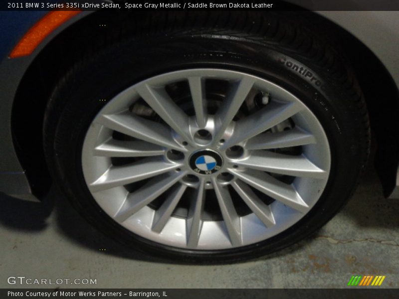 Space Gray Metallic / Saddle Brown Dakota Leather 2011 BMW 3 Series 335i xDrive Sedan