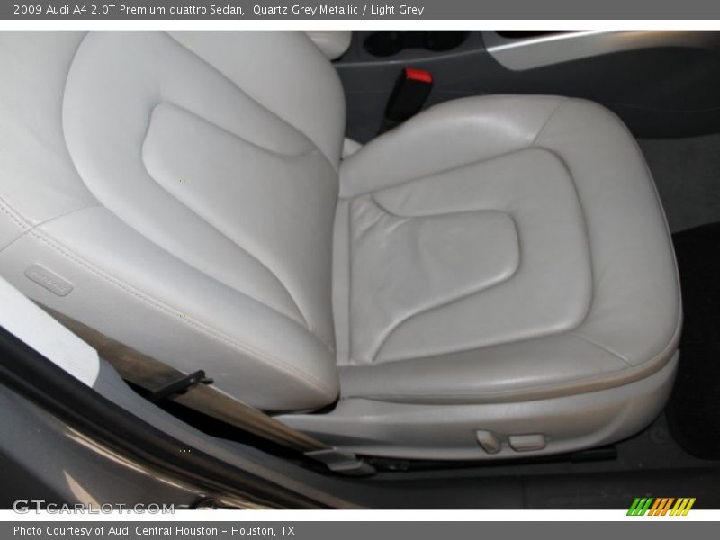 Quartz Grey Metallic / Light Grey 2009 Audi A4 2.0T Premium quattro Sedan