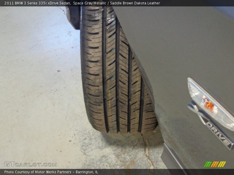 Space Gray Metallic / Saddle Brown Dakota Leather 2011 BMW 3 Series 335i xDrive Sedan