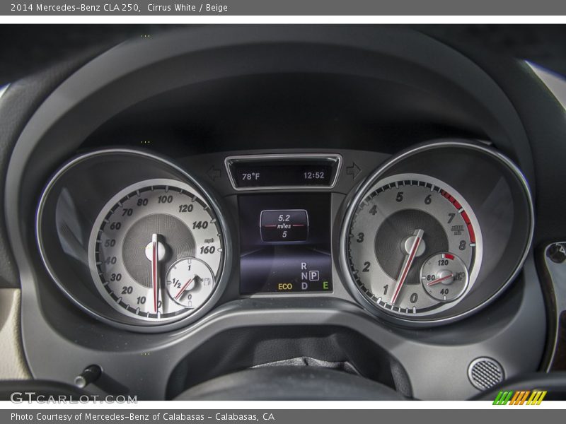 Cirrus White / Beige 2014 Mercedes-Benz CLA 250