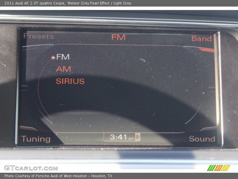 Meteor Grey Pearl Effect / Light Grey 2011 Audi A5 2.0T quattro Coupe