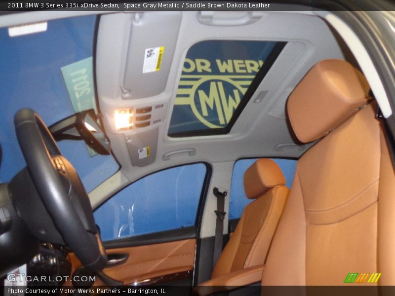 Space Gray Metallic / Saddle Brown Dakota Leather 2011 BMW 3 Series 335i xDrive Sedan