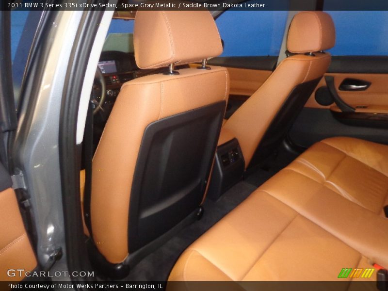 Space Gray Metallic / Saddle Brown Dakota Leather 2011 BMW 3 Series 335i xDrive Sedan