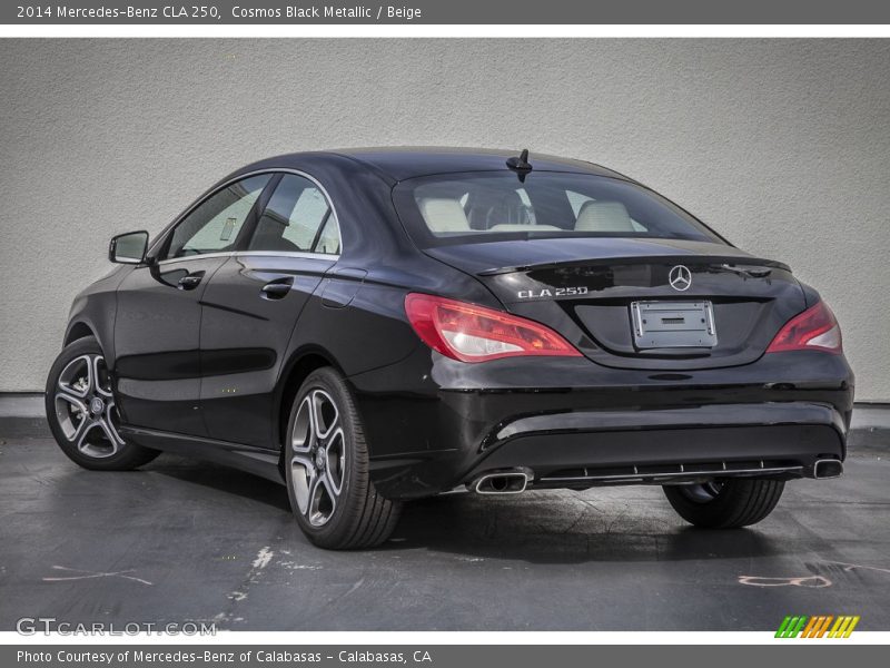 Cosmos Black Metallic / Beige 2014 Mercedes-Benz CLA 250