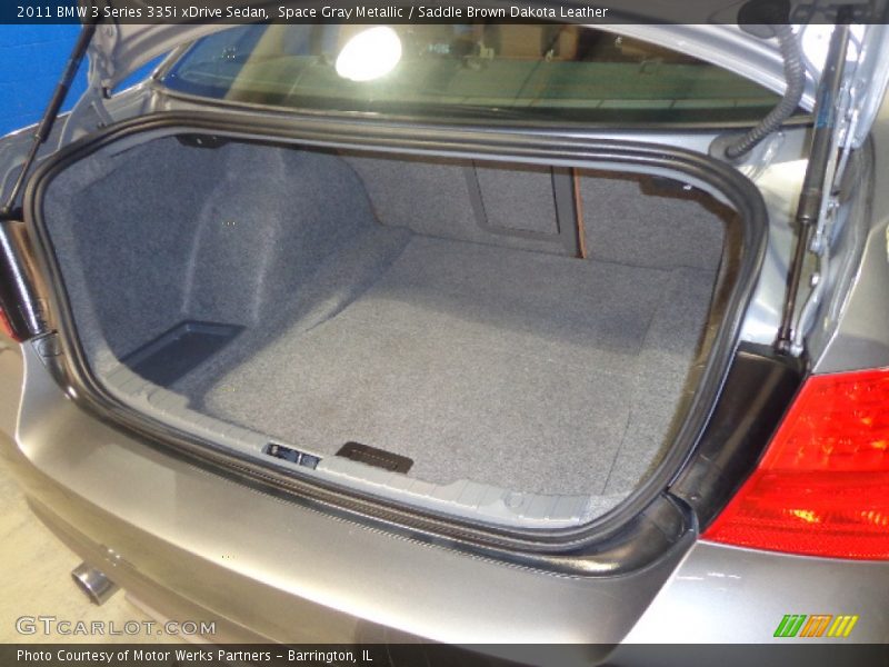 Space Gray Metallic / Saddle Brown Dakota Leather 2011 BMW 3 Series 335i xDrive Sedan