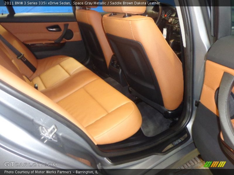 Space Gray Metallic / Saddle Brown Dakota Leather 2011 BMW 3 Series 335i xDrive Sedan