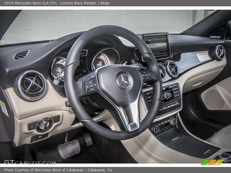 Cosmos Black Metallic / Beige 2014 Mercedes-Benz CLA 250
