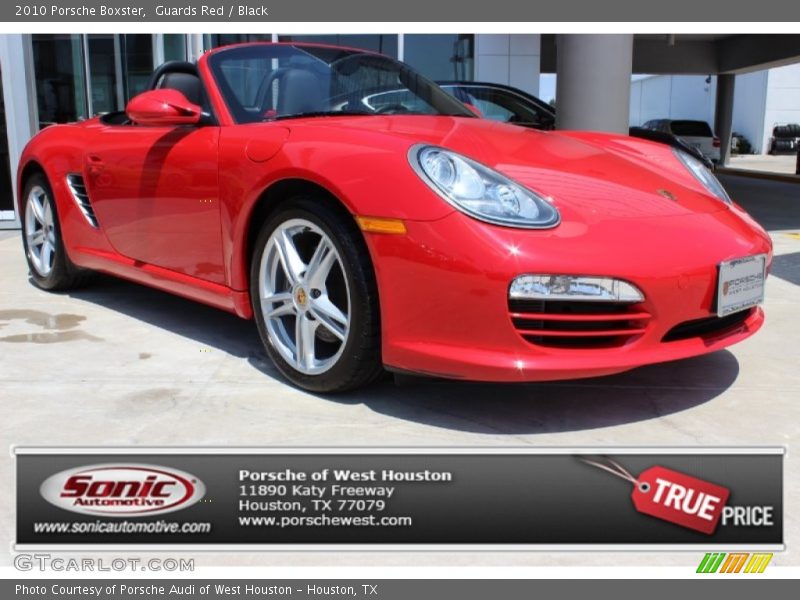 Guards Red / Black 2010 Porsche Boxster