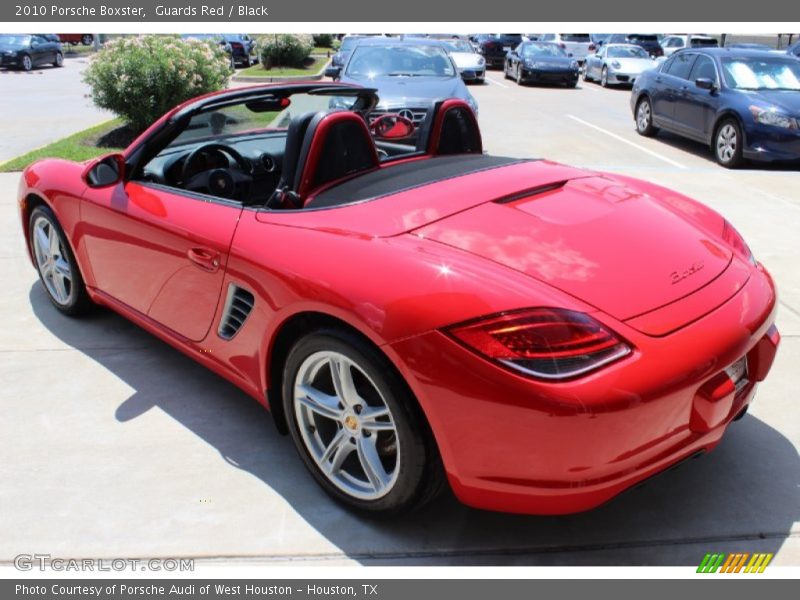 Guards Red / Black 2010 Porsche Boxster