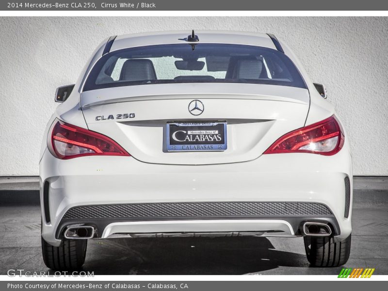 Cirrus White / Black 2014 Mercedes-Benz CLA 250