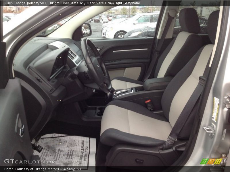 Bright Silver Metallic / Dark Slate Gray/Light Graystone 2009 Dodge Journey SXT