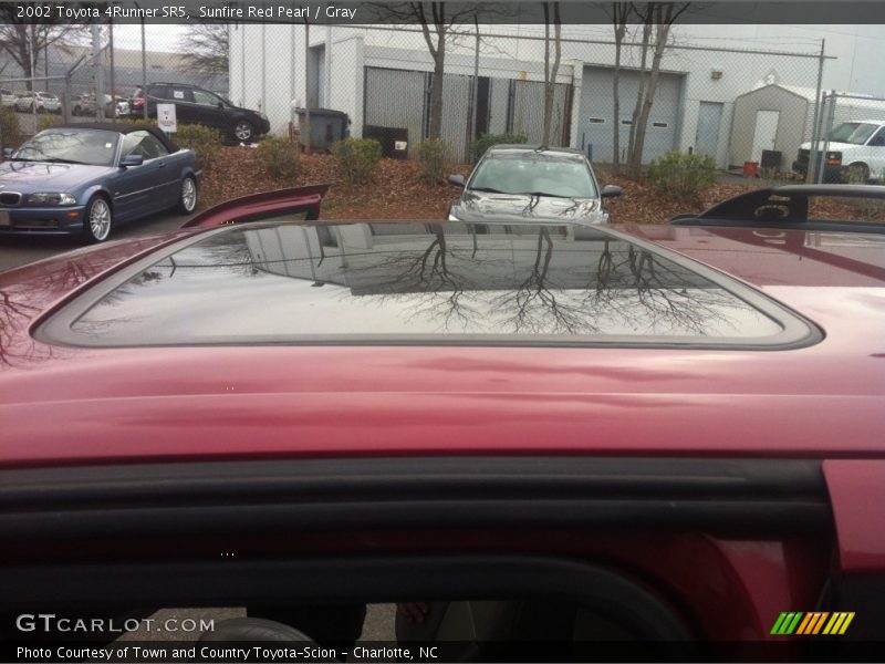 Sunfire Red Pearl / Gray 2002 Toyota 4Runner SR5