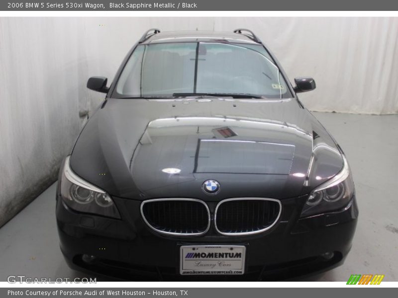Black Sapphire Metallic / Black 2006 BMW 5 Series 530xi Wagon