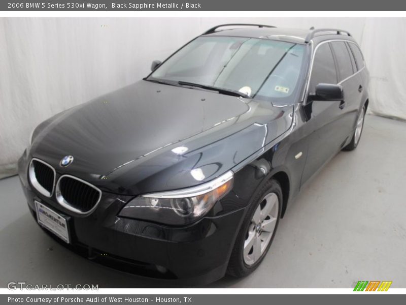 Black Sapphire Metallic / Black 2006 BMW 5 Series 530xi Wagon