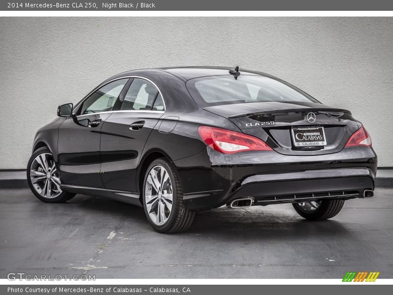 Night Black / Black 2014 Mercedes-Benz CLA 250