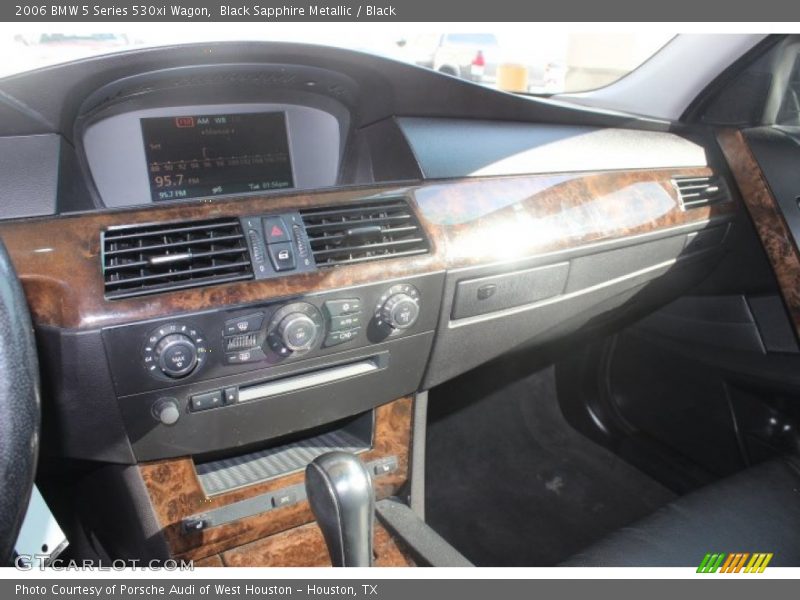 Black Sapphire Metallic / Black 2006 BMW 5 Series 530xi Wagon