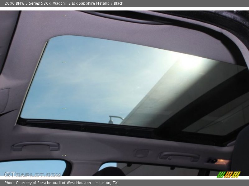 Black Sapphire Metallic / Black 2006 BMW 5 Series 530xi Wagon