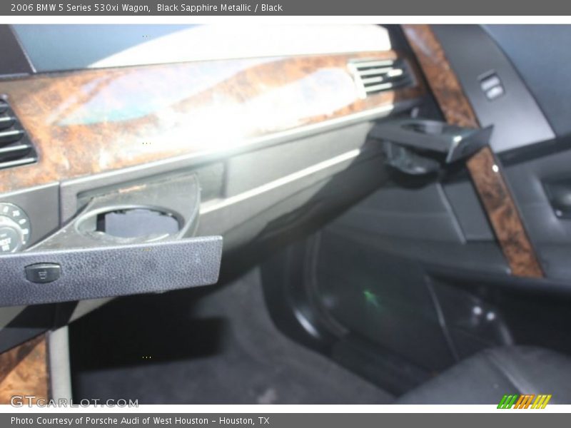 Black Sapphire Metallic / Black 2006 BMW 5 Series 530xi Wagon