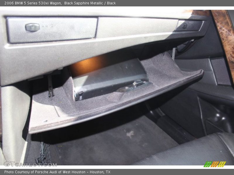 Black Sapphire Metallic / Black 2006 BMW 5 Series 530xi Wagon