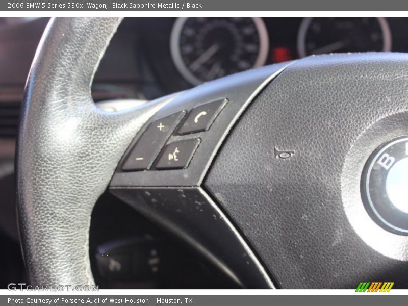 Black Sapphire Metallic / Black 2006 BMW 5 Series 530xi Wagon