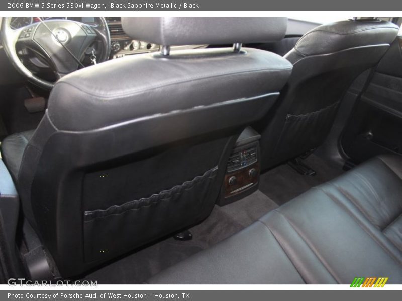 Black Sapphire Metallic / Black 2006 BMW 5 Series 530xi Wagon