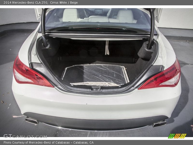 Cirrus White / Beige 2014 Mercedes-Benz CLA 250